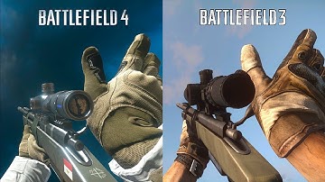 Battlefield 3 vs Battlefield 4 - Weapons Reload Animations