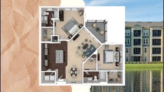 Integra 360 Apartments Floor Plan 2B