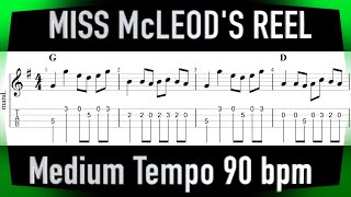 Mandolin Lesson: Miss McLeod's Reel 1 or Hop High Ladies or Hop Light Ladies (Medium Tempo)