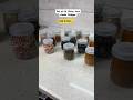 Small Glass Jar Set 🔥| Airtight Spice & Seasoning Containers 💯| Amazon Kitchen Finds #shorts