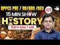 Complete History Revision for UPPCS &amp; RO/ARO | 15 Min Show #21 | Sumit Sir | UPPCS StudyIQ