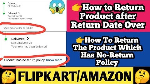 How To Return Product after Return Date Over 😱 || Flipkrt/Amazon Shopping Tips That You Must Know 👍