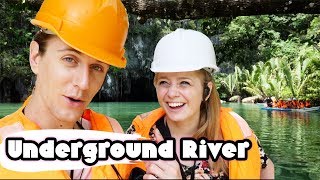 🇵🇭WOW! Underground River & Eating Dinuguan! - Palawan Philippines