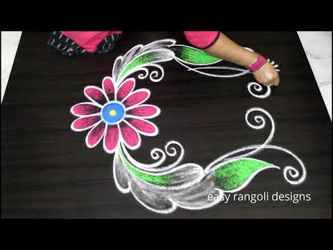 Rangoli colors at home, color Kolapodi for Pongal festival, Stain - Free,  vibrant