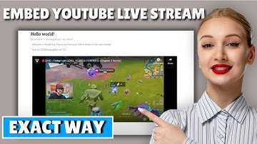 How to Embed YouTube Live Stream on WordPress 2025 | Exact Way