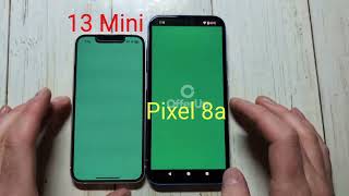 iPhone 13 Mini Vs Google Pixel 8a Speed Test Comparison