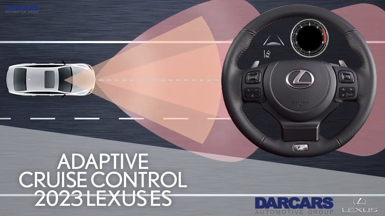 How to Control Adaptive Cruise Control | 2023 Lexus ES