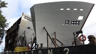 For the new Silversea Cruise Ship | Silver Nova Bow Segments spotted in Swinoujscie / Pl