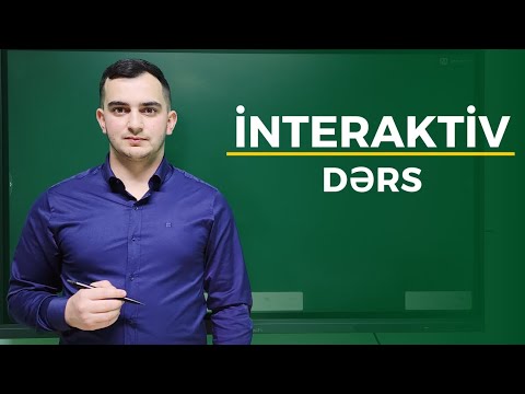 İnteraktiv dərsin təşkili və öyrənmə tərzləri | Kurikulum dərsləri | Zülfüqar Mayılov