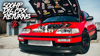 500HP Single Cam CRX Back In Action We Push It to the Limit!