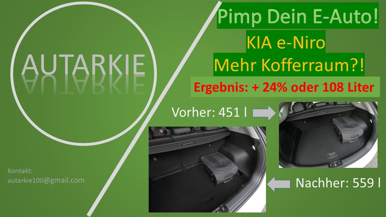 Mehr Kofferraum im KIA e-Niro - Autarkie - Folge 56 