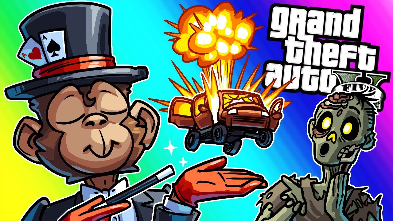 GTA5 Online – Lui the Magician and Zombie Resort! (Funny Moments)