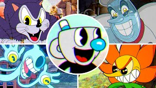 Cuphead - All Bosses with Mugman (DLC Included)