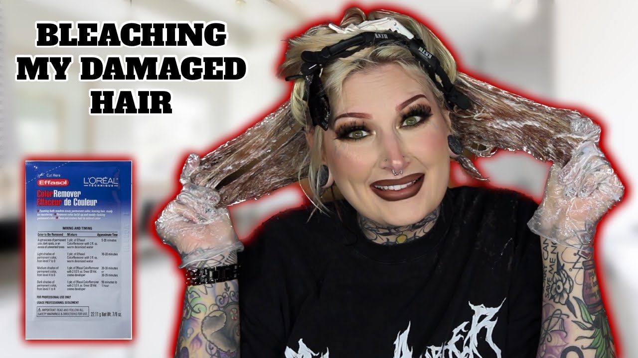 Removing More Color...my hair fell out 😂