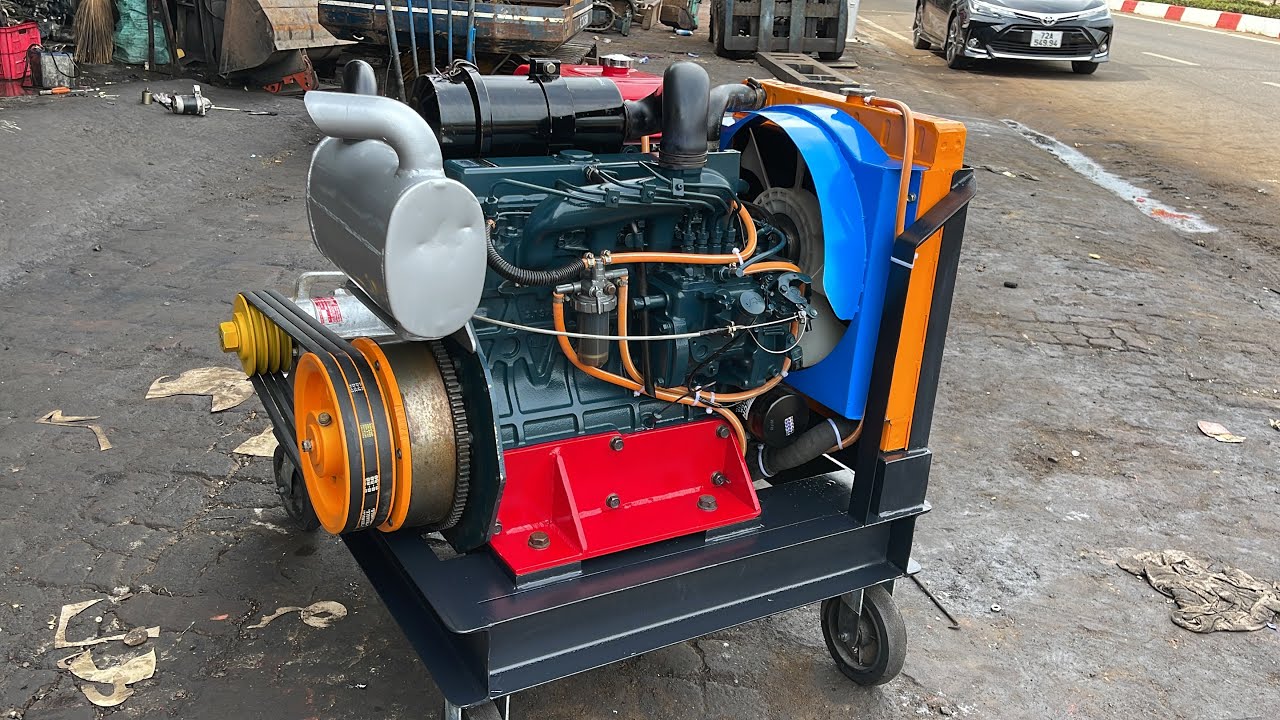 Bộ Bơm Nước Văn Thể 10 | Động Cơ Kubota V2203 | Nông Cơ Nguyễn văn châu