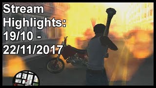 Stream Highlights: 19/10 - 22/11/2017