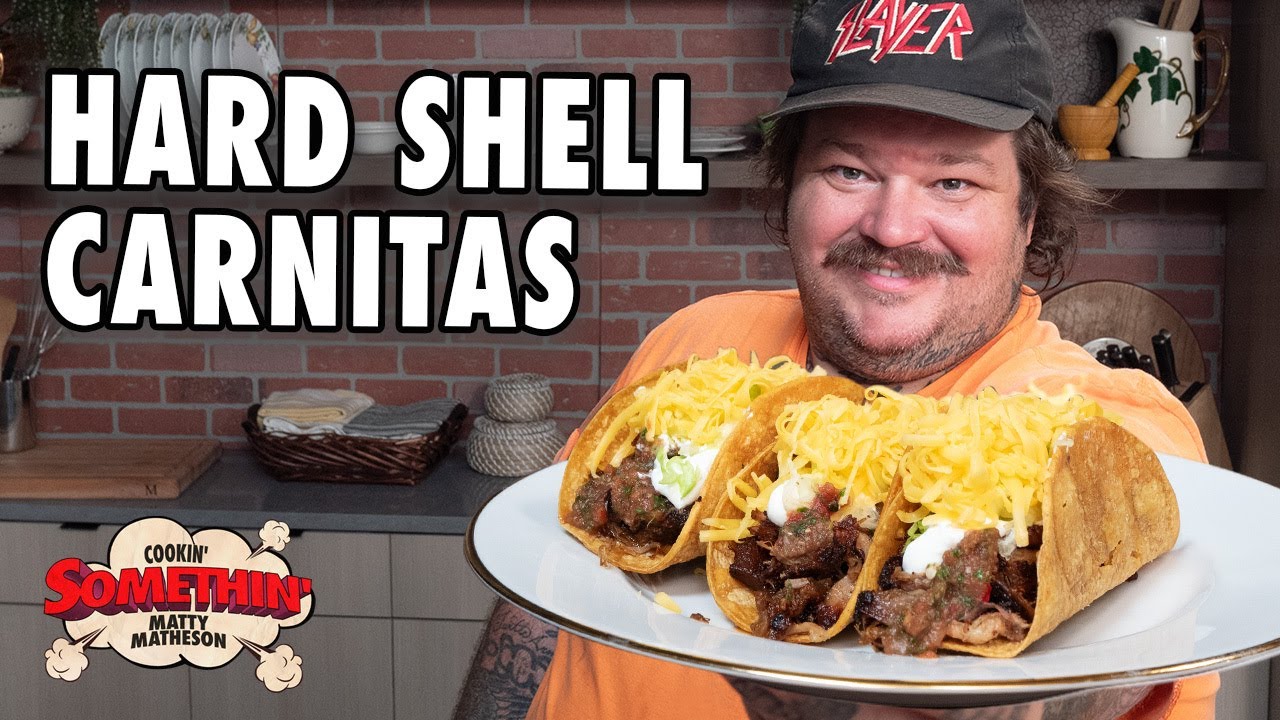 Crispy Hard Shell Carnitas Tacos | Cookin' Somethin' w/ Matty Matheson