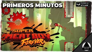 El SMB con mecánicas de Geometry Dash | SUPER MEAT BOY FOREVER