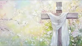 He Is Risen Samsung TV Art, Easter Cross Spring, Resurrection Sunday Christian TV, Pastel Frame Art