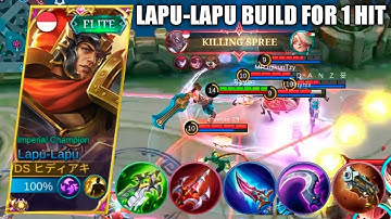 LAPU-LAPU BUILD FOR 1 HIT | TOP GLOBAL LAPU-LAPU | LAPU-LAPU BEST BUILD | MLBB