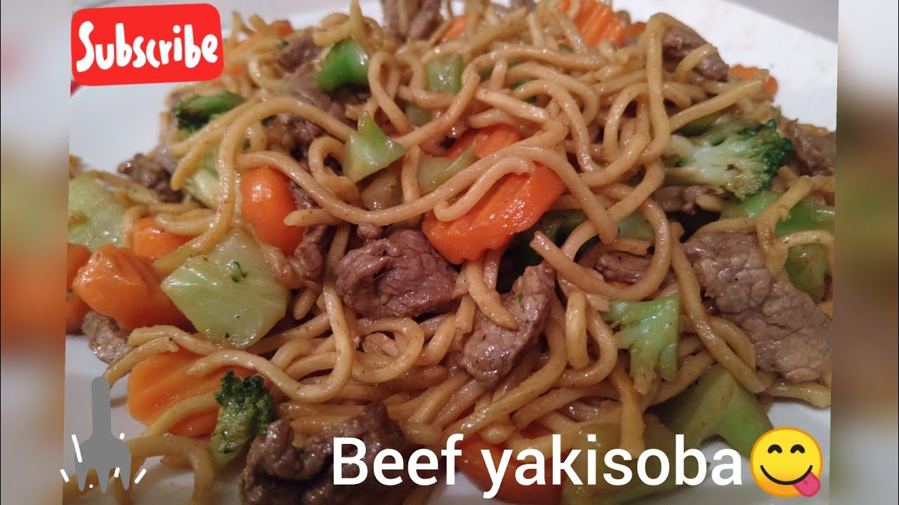 How to make beef yakisoba YouTube