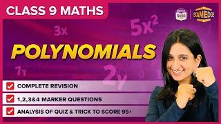 Polynomials | Concepts and Important Questions | Chapter 2 | Class 9 | Maths | BYJU'S Exam Edge
