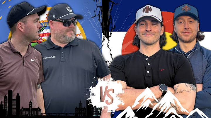 Can Team Colorado Get Revenge vs Team Minnesota? 2v2 Golf Scramble (4K)