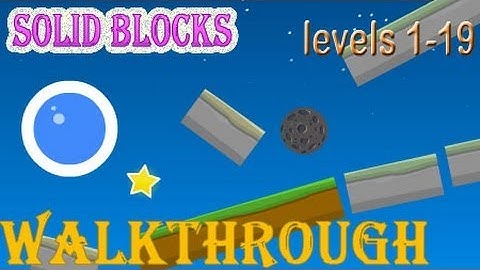 Solid Blocks Walkthrough Levels 1 to 20