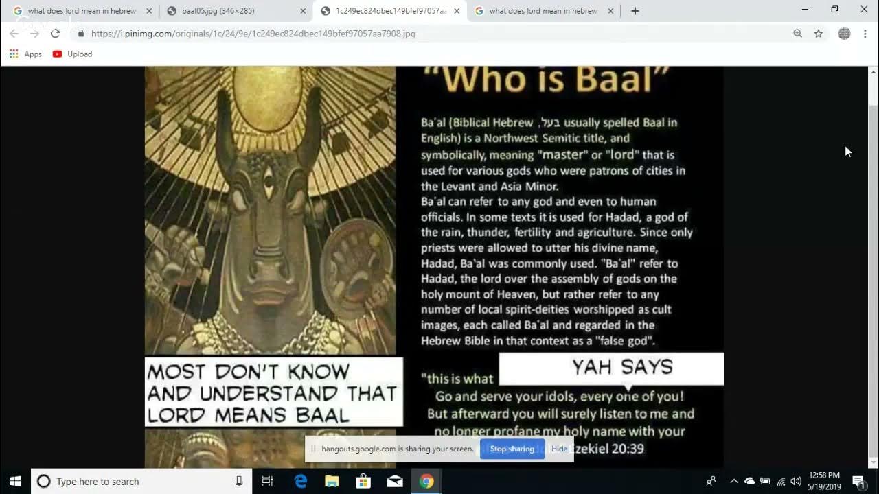 baal-who-is-lord-youtube