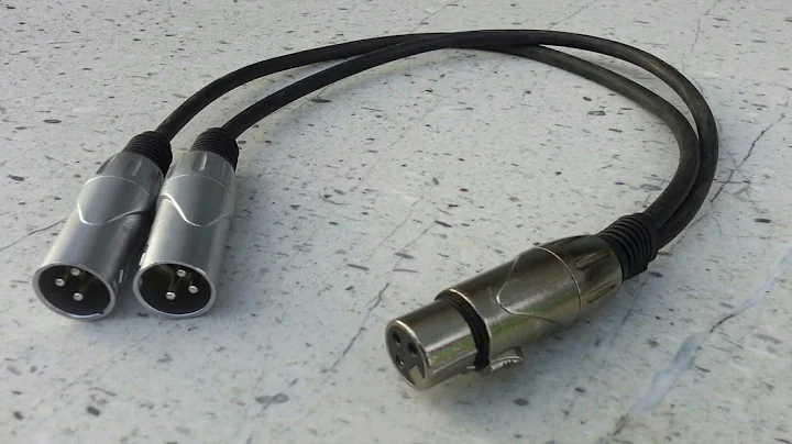 How To make XLR Splitter Cable (Y cable)