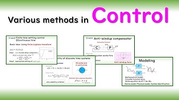 Various methods and theory in control engineering