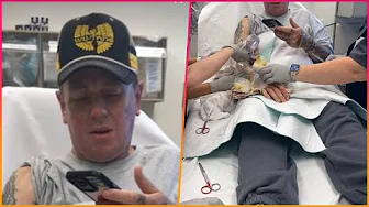 Kelly Osbourne's boyfriend Sid Wilson's face 'basically melted from the nose down' after Iowa farm thumbnail