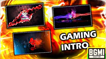 How to Make 3D Gaming Intro 2025| How To Make Intros For Your YouT BGMI🎮