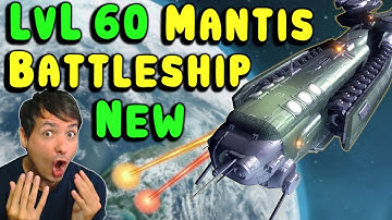 New LvL 60 AEGIS SHIELD BATTLESHIP MANTIS War Robots Live Gameplay WR
