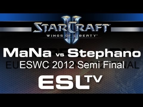 Starcraft 2 - MaNa vs. Stephano - ESWC 2012 Semi Final - StarCraft 2