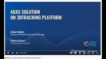 ADAS Solution on the 3Dtracking Platform - Webinar
