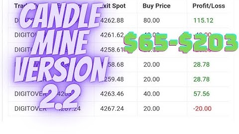 $65-$203 | Asian Digits Trick using Candle mine version 2.2
