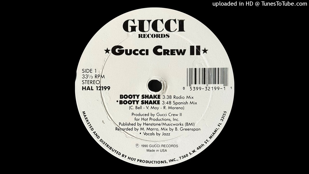 Obejrzyj Gucci Crew II - Booty Shake (Radio Mix)(Gucci Records 1990) w YouTube Obejrzyj Gucci Crew II - Booty Shake (Radio Mix)(Gucci Records 1990) w YouTube