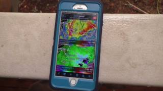 RadarScope 101 Episode 2 - Split Screen Mode during a severe thunderstorm