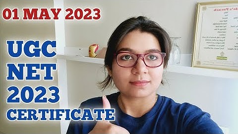 UGC NET 2023 CERTIFICATE UPDATE BY SHEFALI MISHRA | UGC NET 2023