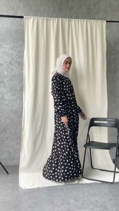 Gamis Tsafara Ayana - Gamis Terbaru Motif Menarik Bahan Katun Rayon Premium Yang Adem.