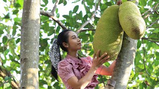 How to make jack fruit crispy with fresh milk for my family