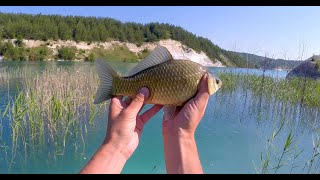 Карьер * Мальдивы * Белорусские Мальдивы Ловля Карася В красивой водичке :)