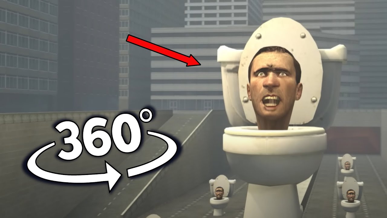Skibidi Toilet Finding Challenge But It S 360 Degree Video Youtube
