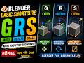 🔥 Blender G R S Shortcuts Explained | G Move, R Rotate, S Scale | GRS କେମିତି ବ୍ୟବହାର କରିବେ ଓଡ଼ିଆରେ