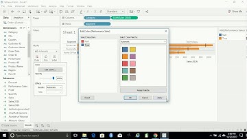 Tableau Bullet Graph