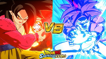 Daima SSJ4 Goku VS GT SSJ4 Goku! Dragon Ball Sparking Zero
