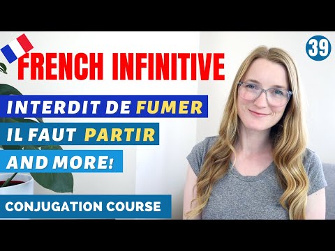 When to add an INFINITIVE VERB in French (Part 3) // French Conjugation Course // Lesson 39