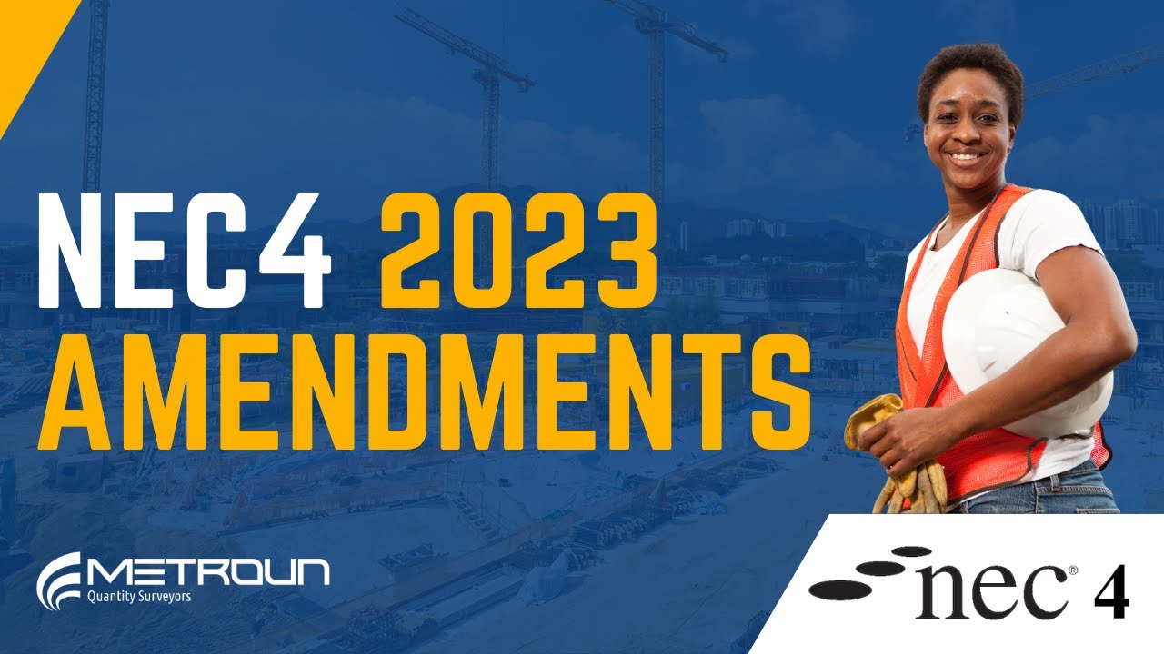 NEC4 2023 Amendments - YouTube