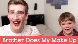 BROTHER DOES MY MAKEUP